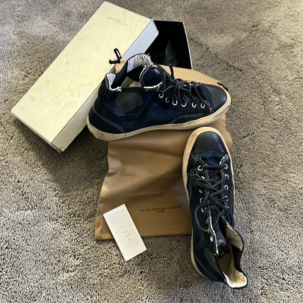 Golden Goose Vstar 1 Denim Rare. NWT Women’s Size 8
